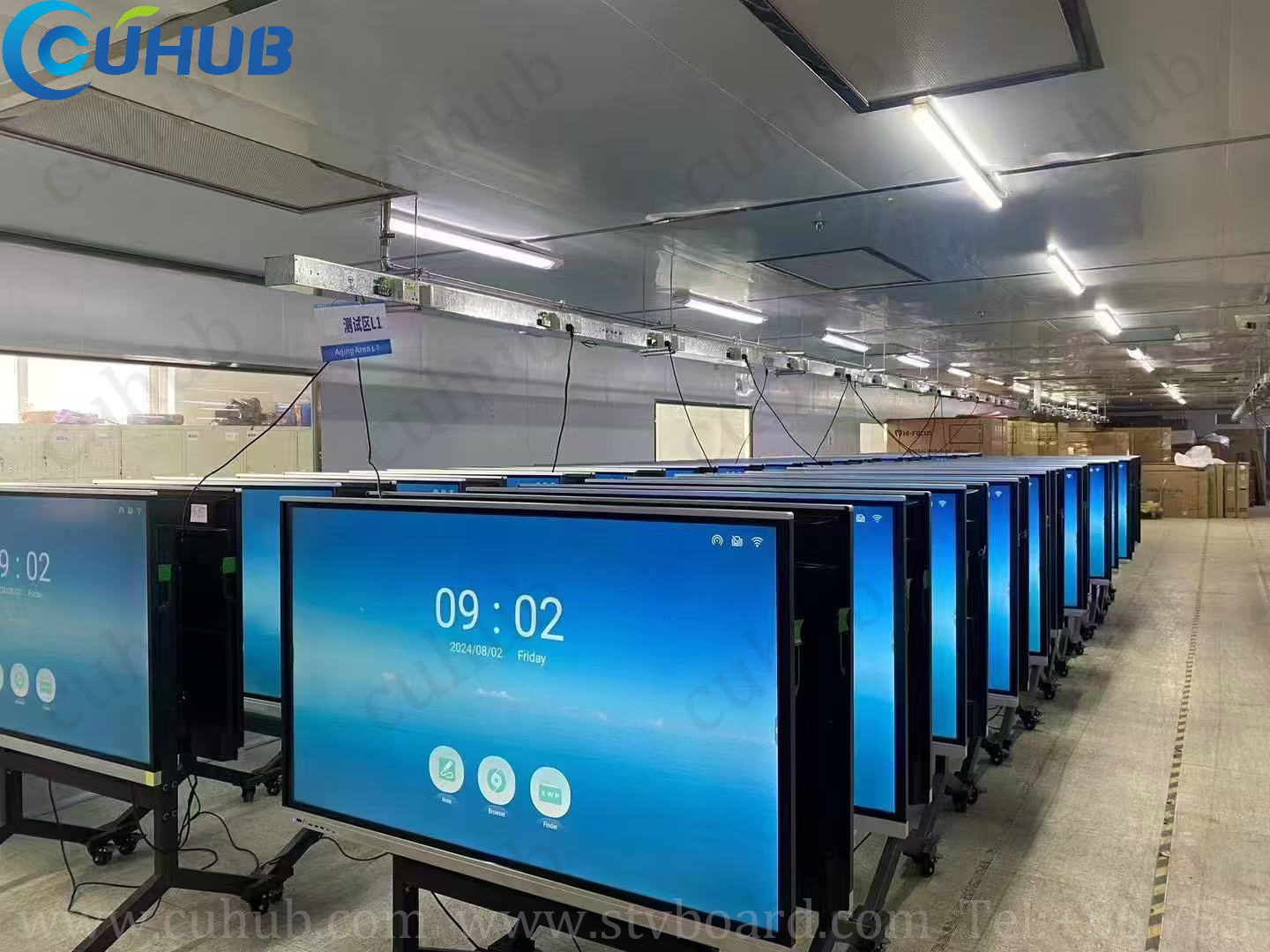 LCD La base de production de machines tout-en-un permet une double percée dans la capacité de production et la qualité